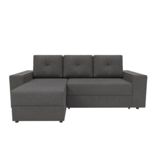Triumph Γωνιακός Καναπές Κρεβάτι με Αναστρέψιμη Γωνία Γκρι 241x147x94cm