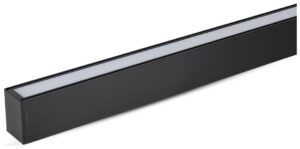 LED V-TAC Κρεμαστό Γραμμικό Φωτιστικό 40W SAMSUNG Chip Μαύρο Θερμό Λευκό 882