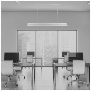 LED Φωτιστικό Πάνελ Κρεμαστό Διάφανο 120cm x 30cm 40W Φώς Ημέρας 4000Κ 6458