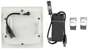 LED V-TAC LED Mini panel Samsung SMD 24W χωνευτό τετράγωνο 6400K Ψυχρό λευκό 0723