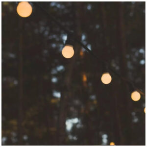 Καλωδιογιρλάντα με Λάμπες LED 5 μέτρα με 10 Λαμπτήρες 0,5W για Εξωτερικό Χώρο IP44 Ψυχρό Λευκό