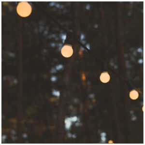 Καλωδιογιρλάντα με Λάμπες LED 10 μέτρα με 20 Λαμπτήρες 0,5W για Εξωτερικό Χώρο IP44 Θερμό λευκό