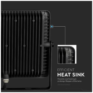 LED Προβολέας V-TAC 100W Μαύρος SMD SAMSUNG Chip High Lumen 120LM/W Φως Ημέρας 5 Χρόνια Εγγύηση 766