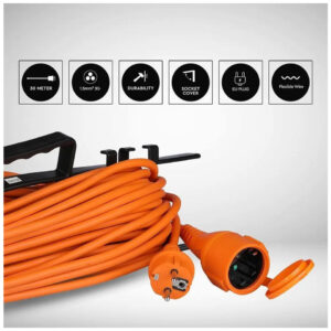V-TAC Μπαλαντέζα Σούκο με 30m Καλώδιο 3×1,5mm Χρώμα Πορτοκαλί IP44 8815