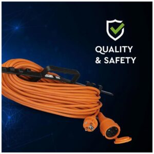 V-TAC Μπαλαντέζα Σούκο με 30m Καλώδιο 3×1,5mm Χρώμα Πορτοκαλί IP44 8815