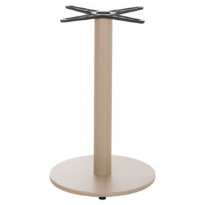 ΒΑΣΗ ΤΡΑΠΕΖΙΟΥ ΑΛΟΥΜΙΝΙΟΥ ΣΤΡΟΓΓΥΛΗ ΚΑΠΟΥΤΣΙΝΟ HM476.25 ΣΤΑΥΡΟΣ 48Χ48εκ Φ45Χ72Υεκ.