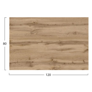 ΕΠΙΦΑΝΕΙΑ ΤΡΑΠΕΖΙΟΥ HPL ΟΡΘΟΓΩΝΙΑ HM5840.36 SONAMA OAK 120x80εκ.