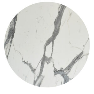 ΕΠΙΦΑΝΕΙΑ ΤΡΑΠΕΖΙΟΥ HPL ΣΤΡΟΓΓΥΛΗ HM6351.31 ΛΕΥΚΟ ΜΑΡΜΑΡΟ Φ120εκ.