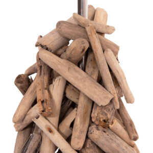 ΕΠΙΤΡΑΠΕΖΙΟ ΦΩΤΙΣΤΙΚΟ TWIGGY HM4423 DRIFTWOOD & ΛΕΥΚΟ ΚΑΠΕΛΟ Φ35x61Υεκ.