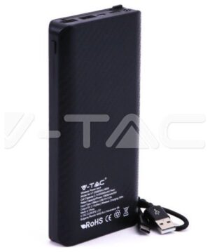 Φορτιστής Μπαταριά Ασύρματης Φόρτισης με Οθόνη Wireless Power Bank 20000mAh με ενσωματωμένο καλώδιο micro USB Χρώμα Μαύρο 8859