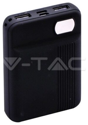 Φορτιστής Μπαταριά Power Bank 10000mAh με οθόνη και δύο Θύρες USB Χρώμα Μαύρο 8850