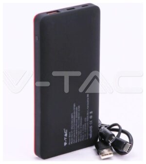 Φορτιστής Μπαταριά Power Bank 10000mAh με οθόνη USB Type C Χρώμα Κόκκινο 8871