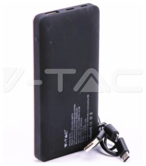 Φορτιστής Μπαταριά Power Bank 10000mAh με οθόνη USB Type C Χρώμα Ροζ 8873