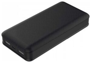 Φορτιστής Μπαταρία Power Bank 20000mAh με  δύο Θύρες USB Χρώμα Μαύρο 8190