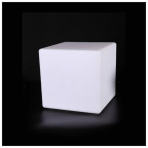 Φωτιστικό LED μπαταρίας V-TAC Εξωτερικού χώρου Kύβος 3W RGB 400x400 Επαναφορτιζόμενο 40241