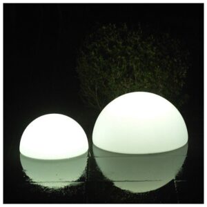 Φωτιστικό LED μπαταρίας V-TAC Εξωτερικού χώρου Μισή Σφαίρα 6W RGB D500mm Επαναφορτιζόμενο 40221