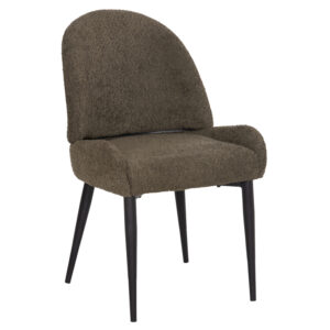 ΚΑΡΕΚΛΑ SARKY HM8585.13 ΥΦΑΣΜΑ ΜΠΟΥΚΛΕ ΠΡΑΣΙΝΟ ΜΕ ΜΕΤΑΛΛΙΚΑ ΠΟΔΙΑ 56x64x88Yεκ.