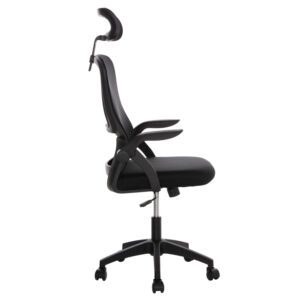 ΚΑΡΕΚΛΑ ΓΡΑΦΕΙΟΥ BLAZER HM1205.01 ΜΑΥΡΟ MESH-ΜΑΥΡΟΣ ΣΚΕΛΕΤΟΣ 60x58x110-130Υεκ.