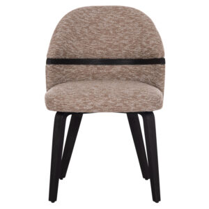 ΚΑΡΕΚΛΑ ΤΡΑΠΕΖΑΡΙΑΣ DEKKER HM18249.03 PLYWOOD ΜΑΥΡΟ--ΥΦΑΣΜΑ ΚΑΦΕ 50x60x80Υεκ.