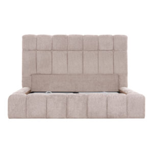 ΚΡΕΒΑΤΙ RAMON ΜΕ ΑΠΟΘ. ΧΩΡΟ HM720.10 ΥΦΑΣΜΑ TEDDY ΜΠΕΖ-ΓΙΑ ΣΤΡΩΜΑ 160x200εκ