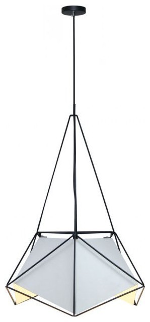 Κρεμαστό Αμπαζούρ V-TAC Μεταλλική Καμπάνα Πρίσμα Λευκό με ντουί Ε27 3943