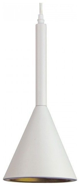 Κρεμαστό Φωτιστικό V-TAC Καμπάνα Χωνί Αλουμίνιο Λευκό Φ160mm με ντουί Ε27 3868