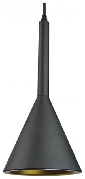 Κρεμαστό Φωτιστικό V-TAC Καμπάνα Χωνί Αλουμίνιο Μαύρο ?160mm με ντουί Ε27