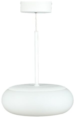 Κρεμαστό Φωτιστικό  V-TAC  Μέταλλο και Πολυκαρβονικό Στρογγυλό Λευκό 25W Θερμό Λευκό Triac Dimmable 40021