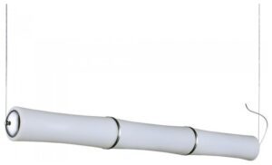 Κρεμαστό Φωτιστικό V-TAC Πλαστικό Γυαλί Τριπλό Οριζόντιο 52W Λευκό Triac dimmable Θερμό Λευκό 3979