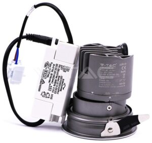 LED V-TAC Φωτιστικό COB ρυθμιζόμενο 10W CRI>95 Στρογγυλό Θερμό Λευκό 1481