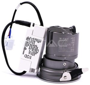 LED V-TAC Φωτιστικό COB ρυθμιζόμενο 10W CRI>95 Στρογγυλό Φως Ημέρας 1482