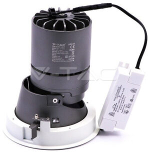 LED V-TAC Φωτιστικό COB ρυθμιζόμενο 35W CRI>95 Στρογγυλό Φως Ημέρας 1478