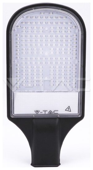 LED V-TAC Φωτιστικό Δρόμου SMD 100W SAMSUNG Chip Μαύρο Ψυχρό Λευκό 536