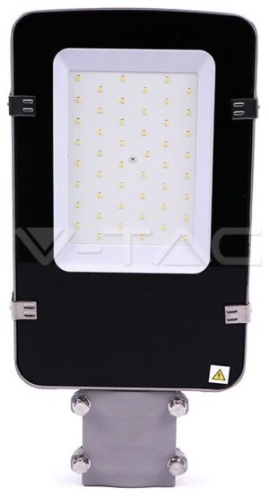 LED V-TAC Φωτιστικό Δρόμου SMD 30W SAMSUNG CHIP A++ Σώμα Γκρί 5 Χρόνια Εγγύηση Φως Ημέρας