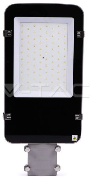 LED V-TAC Φωτιστικό Δρόμου SMD 50W SAMSUNG CHIP A++ Σώμα Γκρί 5 Χρόνια Εγγύηση Ψυχρό λευκό