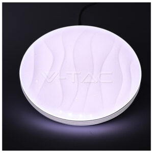 LED V-TAC Φωτιστικό Οροφής Εξωτερικό Designer 65W Στρογγυλό Dimmable και αλλαγή απόχρωσης με χειριστήριο 1461