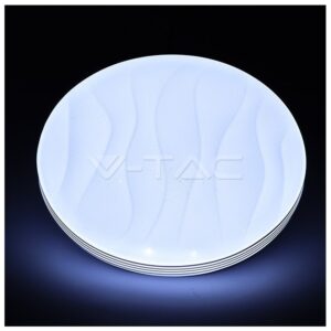 LED V-TAC Φωτιστικό Οροφής Εξωτερικό Designer 65W Στρογγυλό Dimmable και αλλαγή απόχρωσης με χειριστήριο 1461