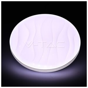 LED V-TAC Φωτιστικό Οροφής Εξωτερικό Designer 40W Στρογγυλό Dimmable και αλλαγή απόχρωσης με χειριστήριο 1460