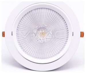 LED V-TAC Φωτιστικό Σποτ Κινούμενο 30W Στρογγυλό SAMSUNG Chip Θερμό Λευκό 845