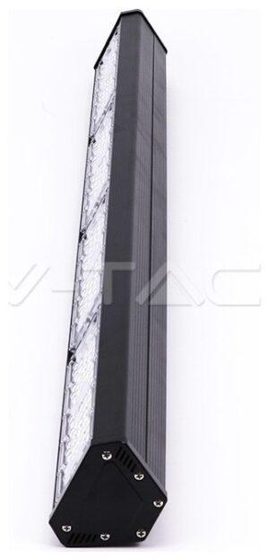 LED V-TAC High Bay Γραμμικό Φωτιστικό 200W Αδιάβροχο Μαύρο Φως Ημέρας 56031