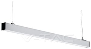 LED V-TAC Κρεμαστό Γραμμικό Φωτιστικό 40W SAMSUNG Chip Λευκό 1200x50mm Φως Ημέρας