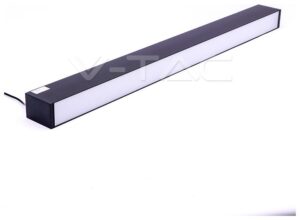 LED V-TAC Κρεμαστό Γραμμικό Φωτιστικό 60W Πάνω - Κάτω SAMSUNG Chip Μαύρο Φως Ημέρας