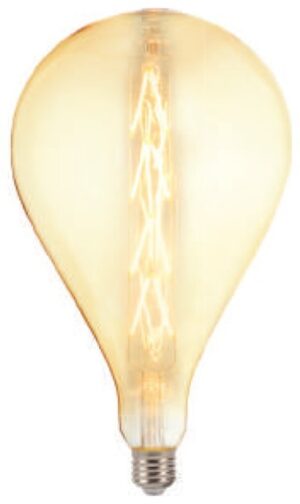 LED V-TAC Λάμπα Ε27 8W Special Filament G165 Amber Θερμό Dimmable 45641