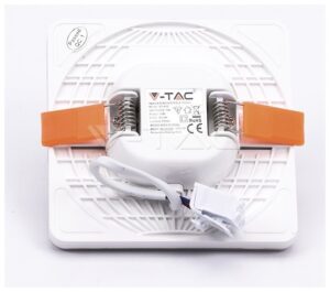 LED V-TAC Πάνελ mini 24W SAMSUNG Chip Τετράγωνο Ρυθμιζόμενο Θερμό Λευκό 742