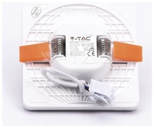 LED V-TAC Πάνελ mini 24W SAMSUNG Chip Τετράγωνο Ρυθμιζόμενο Φως Ημέρας 743