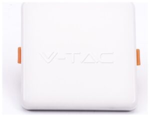 LED V-TAC Πάνελ mini 18W SAMSUNG Chip Τετράγωνο Ρυθμιζόμενο Θερμό Λευκό 736