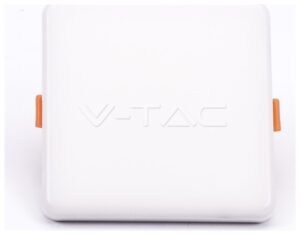 LED V-TAC Πάνελ mini 24W SAMSUNG Chip Τετράγωνο Ρυθμιζόμενο Θερμό Λευκό 742