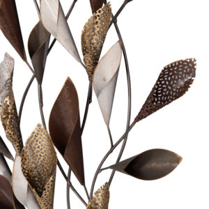 ΜΕΤΑΛΛΙΚΟ ΔΙΑΚΟΣΜΗΤΙΚΟ ΤΟΙΧΟΥ HM7159 ΑΝΘΡΑΚΙ ΧΡΥΣΟ 44x5x87Y εκ.