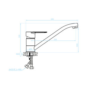 ΜΠΑΤΑΡΙΑ ΚΟΥΖΙΝΑΣ ΠΑΓΚΟΥ HM4865 ΜΑΚΡΥ ΡΟΥΞΟΥΝΙ-ΧΡΩΜΙΟΥ--24.5x13.3Υεκ