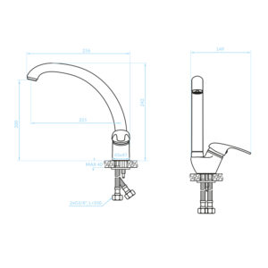 ΜΠΑΤΑΡΙΑ ΚΟΥΖΙΝΑΣ ΠΑΓΚΟΥ HM4868.01 ΜΕΣΑΙΟ ΥΨΟΣ-ΧΡΩΜΙΟ--25.6x14.9x24.2Υεκ